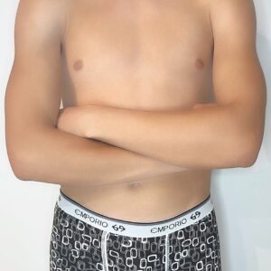 Boxer Stampato Cerchi